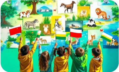 "Дети в защиту животного	мира"